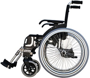 SILLA DE RUEDAS BASIC DE ALUMINIO - Imagen 3