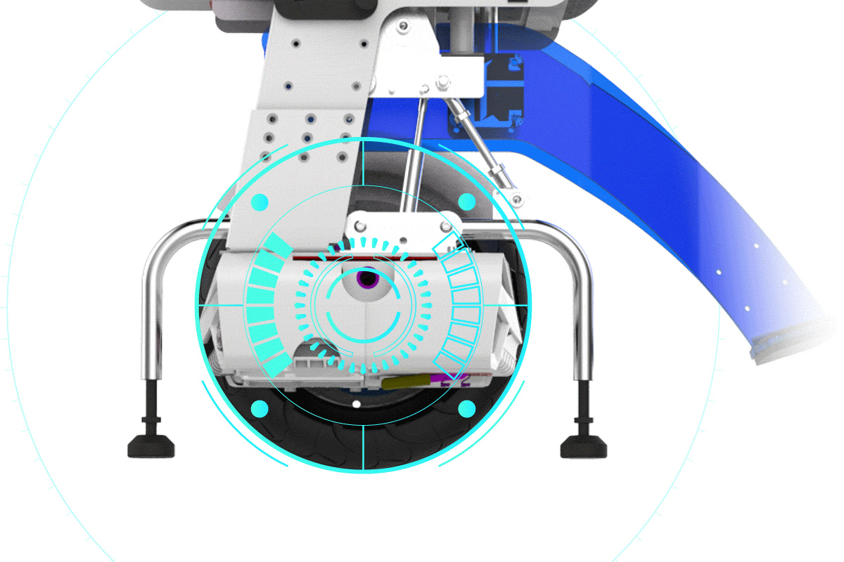 SILLA DE RUEDAS ELÉCTRICA PLEGABLE AIRWHEEL A6S - Imagen 3